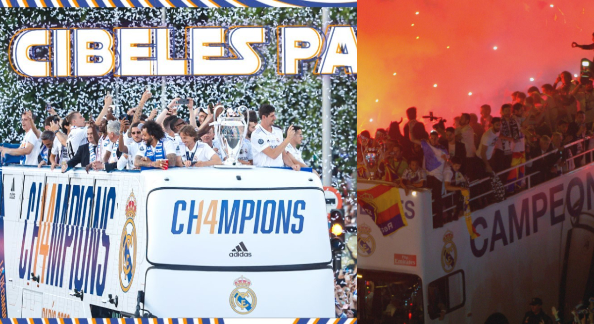 Watch Real Madrid Fans Start Champions League Win Party In Cibeles