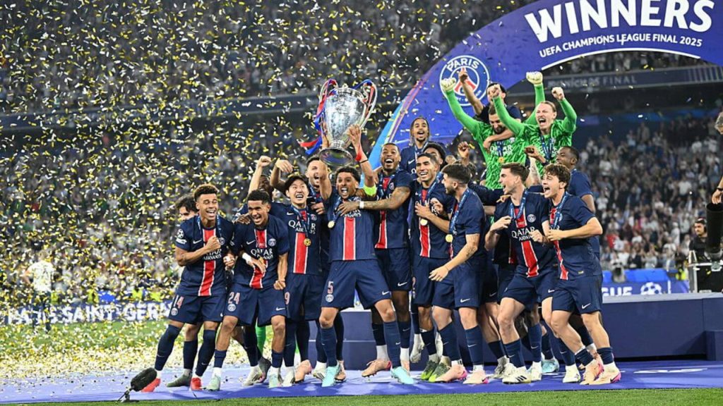 Paris Saint-Germain beat Inter to win first ever Champions League trophy