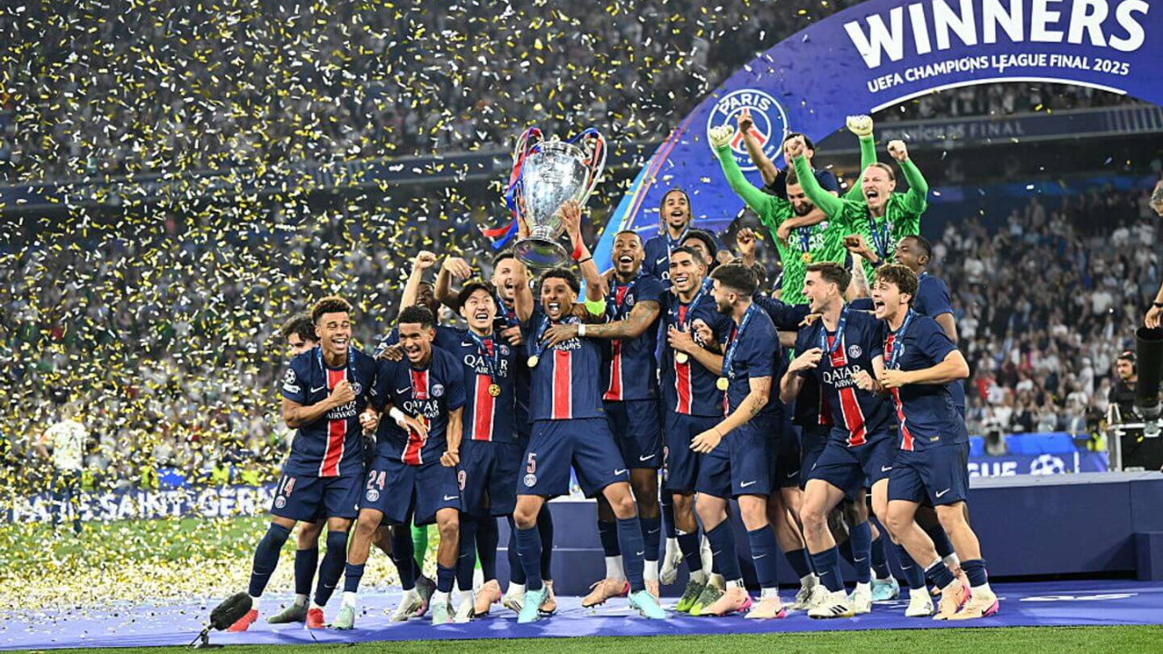Paris Saint-Germain beat Inter to win first ever Champions League trophy