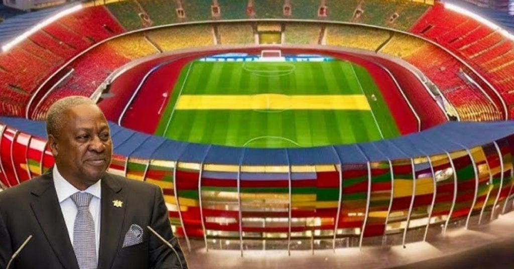 John Dramani Mahama Plans To Build Six Modern Sports Stadia