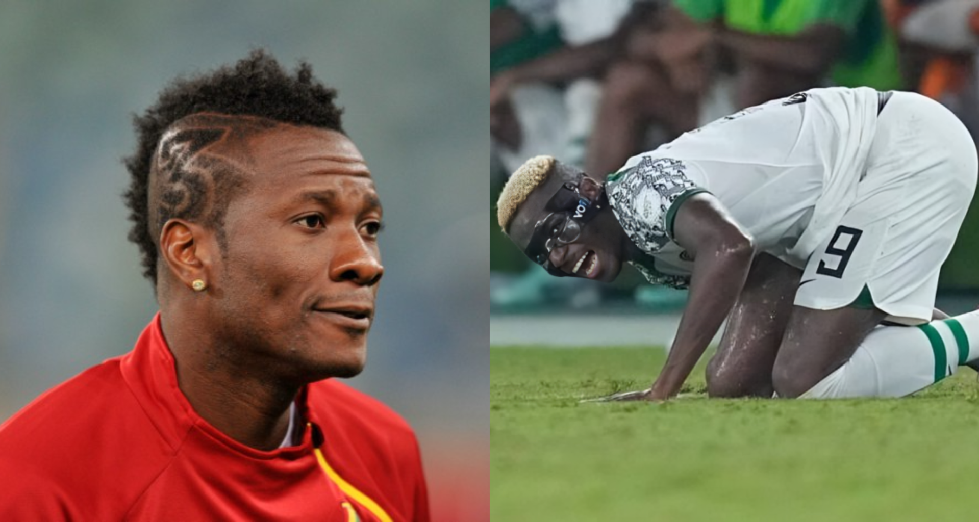 Asamoah Gyan accuses Nigeria star Victor Osimhen of feigning injury in World Cup qualifier against Rwanda