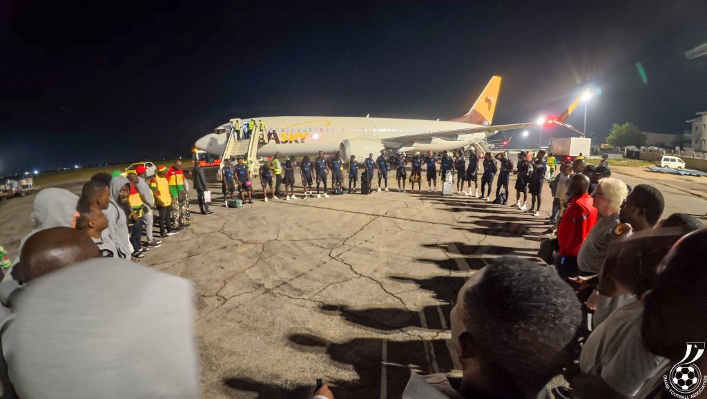 Black Stars arrive safely in N’Djamena ahead of 2026 World Cup qualifier against Chad