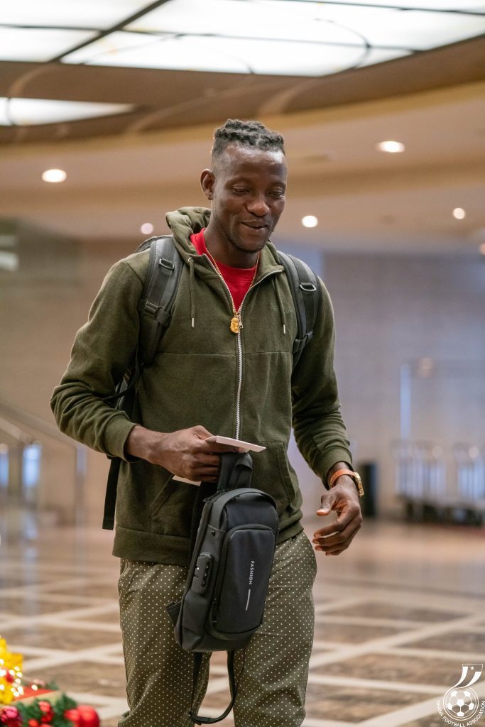 Benjamin Asare joins Black Stars camp in Japan