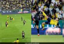 Ronaldo scored a stunning overhead kick Ronaldo scored a stunning overhead kick