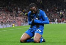 Antoine Semenyo scored a wonderful goal for Bournemouth against Manchester United Antoine Semenyo scored a wonderful goal for Bournemouth against Manchester United