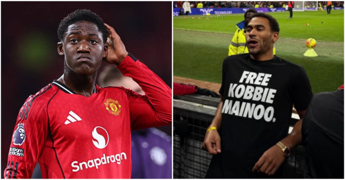 “Free Kobbie Mainoo”- Brother of Man United star starts protest over lack of game time for English-Ghanaian midfielder