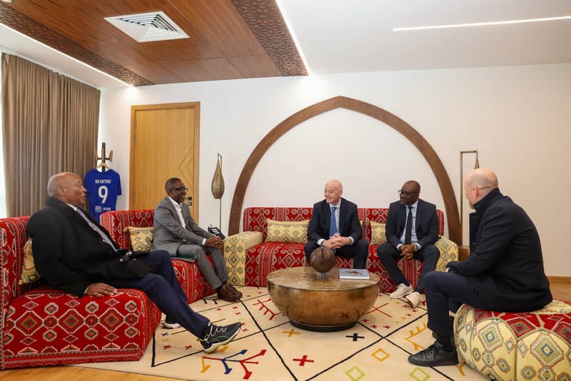 GFA President Kurt Okraku joins CAF & FIFA leadership in strategic visit to FIFA Office in Rabat