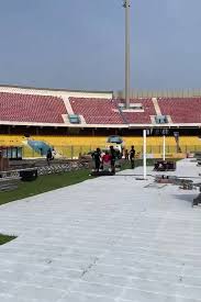 NSA secures pitch covers to safeguard stadium surfaces during concerts and other non-sporting events