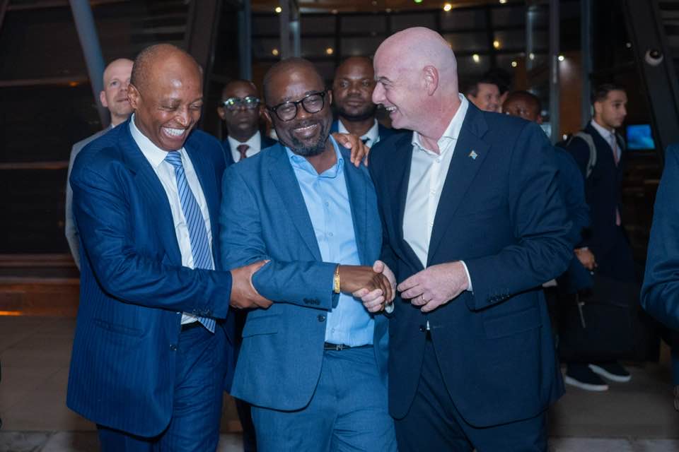 Kurt Okraku celebrates Gianni Infantino’s decade of impact on Ghana’s football infrastructure