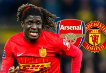 Manchester United sends scouts to watch Caleb Yirenkyi as EPL clubs race for Ghana star Manchester United sends scouts to watch Caleb Yirenkyi as EPL clubs race for Ghana star