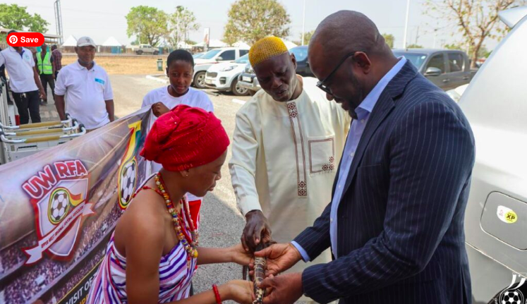 President Kurt Edwin Simeon- Okraku arrives in Wa to begin four-day Northern football engagement tour