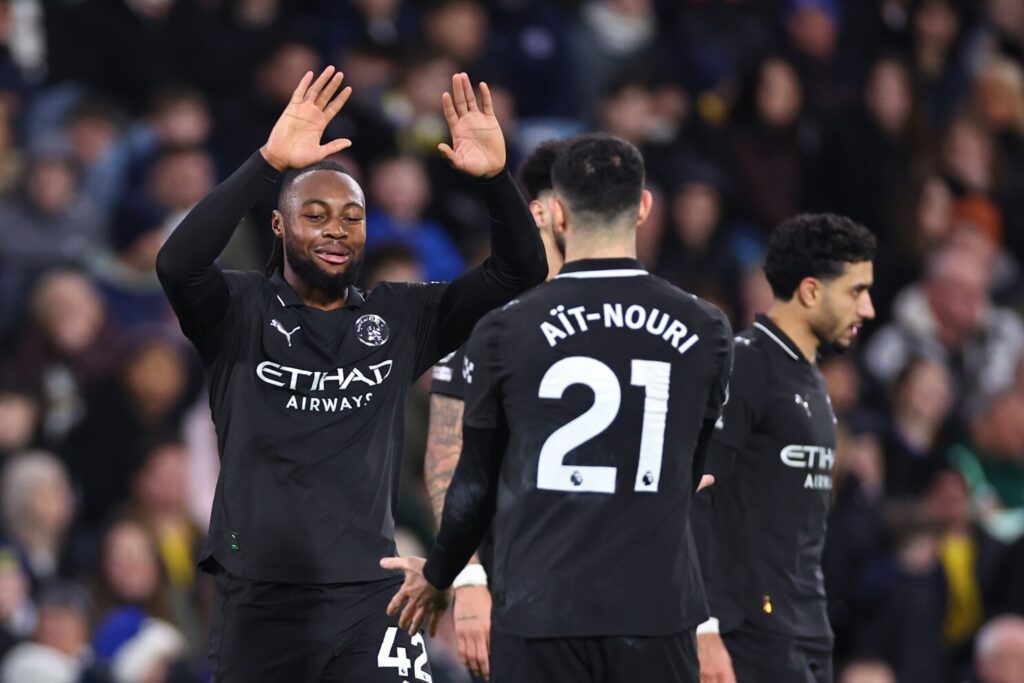 Semenyo lifts Manchester City 1-0 ahead of Leeds Semenyo lifts Manchester City 1-0 ahead of Leeds