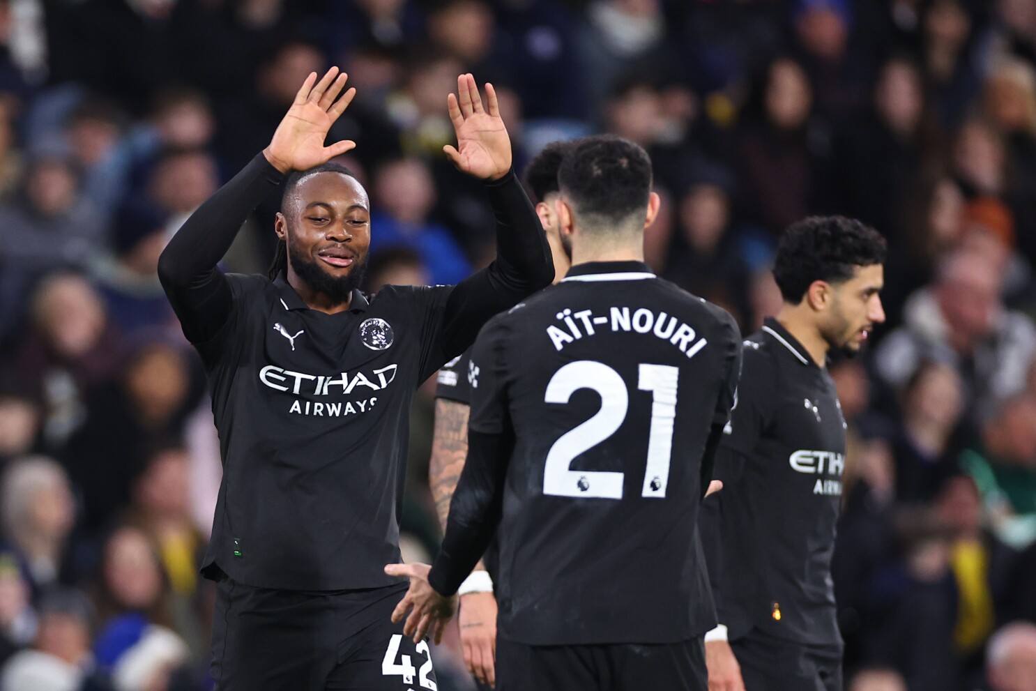 Semenyo lifts Manchester City 1-0 ahead of Leeds