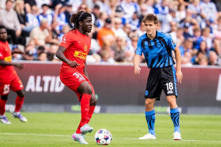 Caleb Yirenkyi Shines at Centre-Back, Wins MOTM in Nordsjaelland Draw