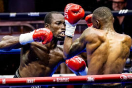 John Laryea Knocks Out Lazarus Namalambo at Bukom Boxing Arena